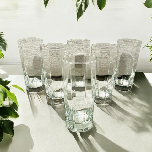 6 vintage Liminarc France Octome Juice glasses - Picture 1 of 2